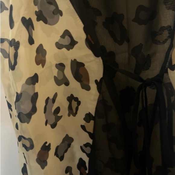 Leopard Print Womens Sheer Tank Top - Picture 5 of 8